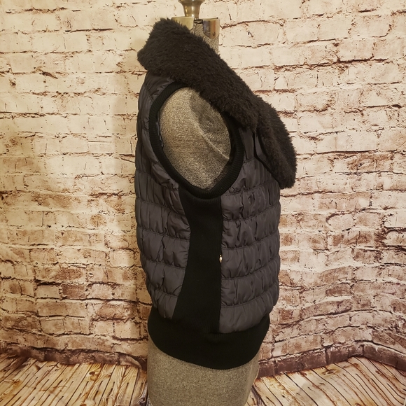 Calvin Klein Performance Vest Detachable Sherpa Collar Medium - Picture 4 of 9